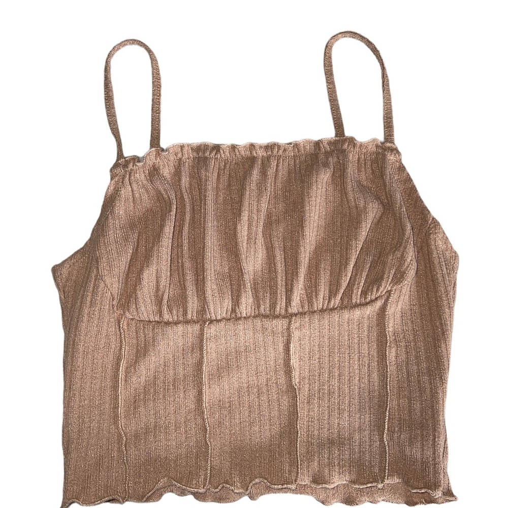 Shein Crop top, Size Small, Color beige
